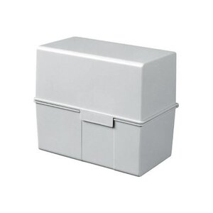 Boîte à fiches A6 paysage en plastique Gris clair HAN