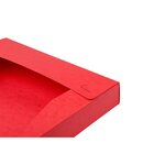 Boite De Classement Cartobox Dos 25mm Carte Lustrée - A4 - Rouge - X 25 - Exacompta