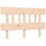 vidaXL Cadre de lit sans matelas 140x200 cm bois massif de pin