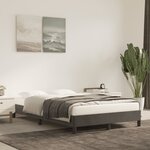 vidaXL Cadre de lit sans matelas gris foncé 120x200 cm velours