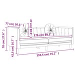 vidaXL Ensemble de canapés 2 Pièces avec coussins rose velours