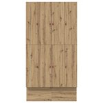 vidaXL Cadre de lit de stockage Chêne Artisan 120x190 cm