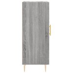 vidaXL Buffet Sonoma gris 34 5x34x90 cm Bois d'ingénierie