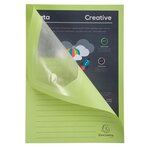 Paquet De 100 Chemises À Fenêtre Super 160g/m2 - 22x31cm - Vert Clair - Exacompta