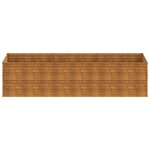 vidaXL Lit surélevé de jardin 290x100x69 cm acier corten