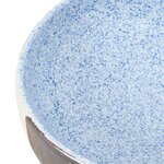 vidaXL Vasque à poser multicolore ovale 59x40x14 cm céramique