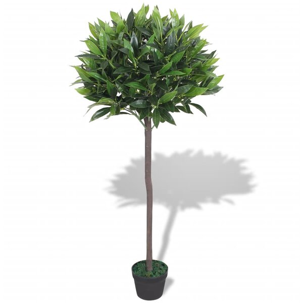 vidaXL Laurier artificiel avec pot 125 cm Vert