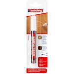 Marqueur Réparation de Meuble 8900 Acajou Clair Pointe Ronde 1 5-2 mm x 2 EDDING