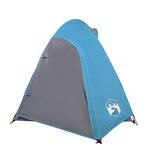 vidaXL Tente de camping à dôme 2 personne bleu imperméable