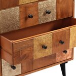 vidaXL Commode à tiroirs 60x30x75 cm Bois d'acacia massif