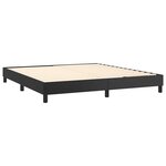 vidaXL Cadre de lit sans matelas noir 180x200 cm similicuir
