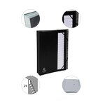 Trieur Rigide Ordonator Numerique Dos Extensible 32 Compartiments 1 À 32 - Noir - X 6 - Exacompta