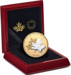 Pièce de monnaie en Argent 50 Dollars g 155.5 (5 oz) Millésime 2025 MAPLE LEAVES IN MOTION
