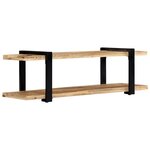 vidaXL Meuble TV 247885 cm Bois de manguier massif