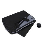 Sacoche Ordinateur Portable NGS Monray Master 15,6"max avec Souris sans fil (Noir/Gris)