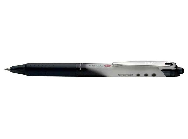 Stylo Roller Rétractable V-BALL 7 RT Pointe Moyenne Noir PILOT