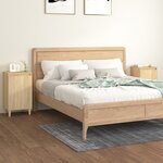 vidaXL Tables de chevet 2Pièces chêne sonoma 40x35x70cm bois d'ingénierie
