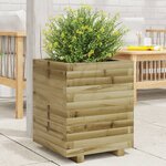 vidaXL Jardinière 40x40x49 5 cm bois de pin imprégné