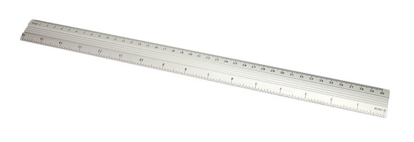 Grande règle graduée en aluminium 40 cm