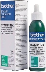 Bouteille d'encre verte Brother pour machine à tamponner SC2000 20cc