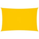 vidaXL Voile de parasol Tissu Oxford rectangulaire 2x5 m Jaune