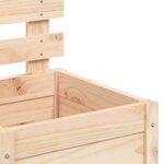 vidaXL Jardinière avec support 39x39 5x114 cm bois de pin massif