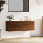 vidaXL Armoire murale Chêne marron 100x36 5x35 cm Bois d'ingénierie
