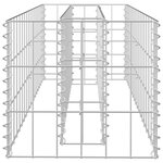 vidaXL Lit surélevé à gabion Acier galvanisé 90x30x30 cm