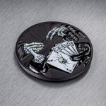 Pièce de monnaie en Argent 20 Dollars g 93.3 (3 oz) Millésime 2022 You Can't Cheat Death DARK ROYAL FLUSH