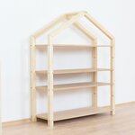 Etagère cabane POLLY - bois blanc et vernis
