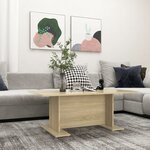 vidaXL Table basse Chêne sonoma 103 5x60x40 cm Aggloméré