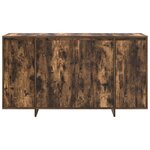 vidaXL Buffet en Chêne Fumé Chêne Fumé Bois 135 x 41 x 75 cm Rangement
