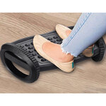 Q-connect repose-pieds - Ajustable avec fonction de balancement - 41.7x22.5x13.5cm - Noir