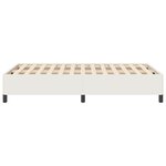 Cadre de lit vidaXL Crème 120x190 cm en tissu corduroy