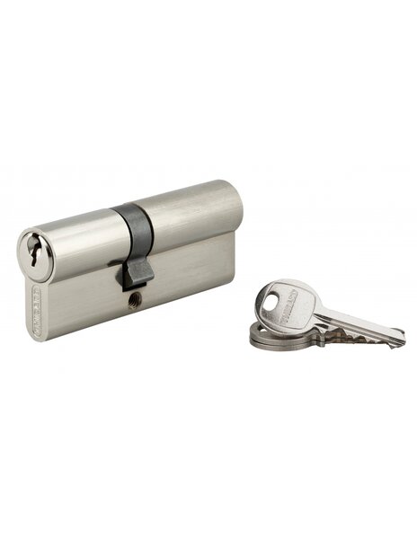 THIRARD - Cylindre de serrure double entrée SA  35x45mm  anti-arrachement  nickel  vis 40mm 3 clés