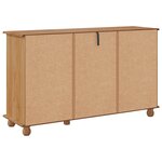 vidaXL Vitrine "ASKIM" 133 5x40x79 cm Bois de pin massif