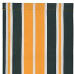 vidaXL Tissu de remplacement pour store Vert et Jaune 10x1.6 m