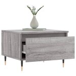 vidaXL Tables basses 2 Pièces sonoma gris 50x46x35 cm bois d'ingénierie