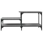 vidaXL Table basse sonoma gris 100x50 5x45 cm bois d'ingénierie