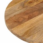 vidaXL Dessus de table 110x50x3 8 cm ovale bois massif de manguier