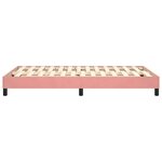 vidaXL Cadre de lit sans matelas rose 120x200 cm velours
