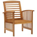 Salon de jardin meuble d'extérieur ensemble de mobilier 4 pièces bois d'acacia solide 02_0016222