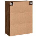 vidaXL Armoire murale chêne marron 69 5x34x90 cm bois d'ingénierie