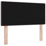 Tête de lit vidaXL Bouton capitonné Marron foncé 80 cm Tissu
