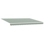 Auvent Rétractable Automatique vidaXL Vert et Blanc 450x300 cm