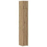 vidaXL Meuble de rangement étroit Chêne Artisan 30x42 5x225 cm Bois d'ingénierie
