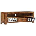 vidaXL Meuble TV 120x30x40 cm Bois de Sesham solide