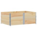 vidaXL Jardinière 150x100 cm bois de pin massif