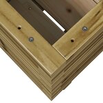 vidaXL Jardinière 40x40x49 5 cm bois de pin imprégné