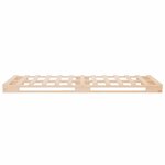 vidaXL Cadre de lit sans matelas 75x190 cm bois de pin massif